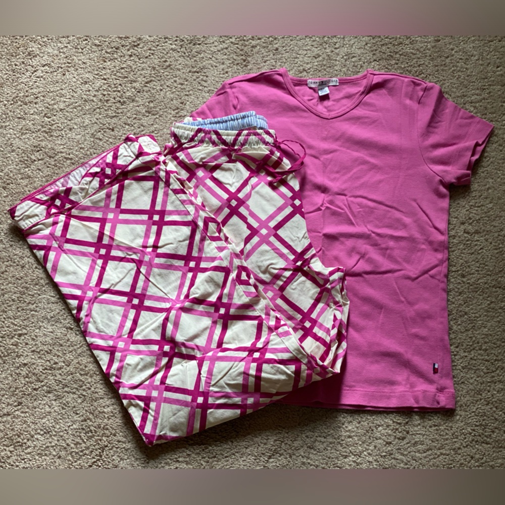 Tommy Hilfiger womens 2 piece pajama set size S